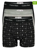 Majtki męskie - CALVIN KLEIN UNDERWEAR Bokserki (3 pary) w kolorze czarnym i szarym - miniaturka - grafika 1