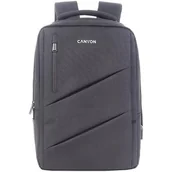 Torby na laptopy - Torba dla laptopa Canyon BPE-5 pro 15.6" (CNS-BPE5GY1) Szary - miniaturka - grafika 1