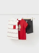 Koszulki i topy damskie - Mayoral Komplet t-shirt, top i spodenki 1644 Kolorowy Regular Fit - miniaturka - grafika 1