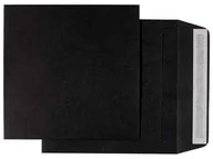 Artykuły biurowe - Papeterra Burano Black. Czarna gładka, próbka kopert ozdobnych Dl 110x220 mm (ppp16) ppp16 - miniaturka - grafika 1