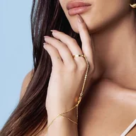 Bransoletki - Bransoletka z pierścionkiem Summer Glow - miniaturka - grafika 1