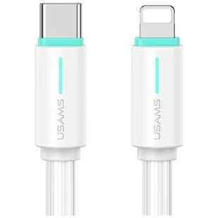 USAMS Kabel USB-C/Lightning 1m SJ735 30W biały/white YU Series SJ735USB02 (US-SJ735) - Kable USB - miniaturka - grafika 1