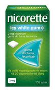 Rzucanie palenia - McNeil Nicorette Icy White Gum 2mg 105 szt. - miniaturka - grafika 1