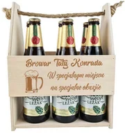 Gadżety dla niej i dla niego - Nosidełko na piwo Browar Taty w specjalnym miejscu na specjalne okazje Prezent na Dzień Ojca - miniaturka - grafika 1
