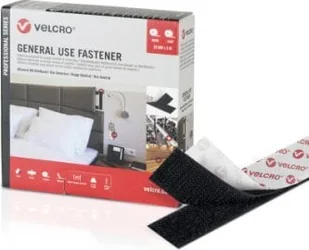 rzepowa VELCRO ogólnego zastosowania 5 m, rzep 20 mm czarny - Taśmy klejące - miniaturka - grafika 1