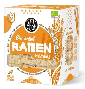 Diet-Food 4 x BIO Organic Fettuccine - makaron roślinny z rośliny Konnyak (4 x 200gr netto) shirataki - Makaron - miniaturka - grafika 2