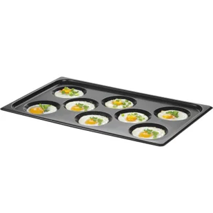 Blacha do 8 jajek sadzonych omletów pancakes Convectomat Eggplate GN 1/1 TEFLON - Akcesoria gastronomiczne - miniaturka - grafika 1