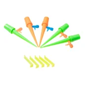 Inne akcesoria do nawadniania - Nawadniacz do doniczek - 3szt zielonych + 2 szt pomarańczowych - miniaturka - grafika 1