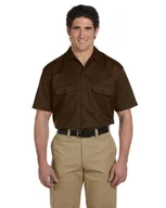 Koszulki męskie - Dickies Męska koszulka z długim rękawem, brązowy (Dark Brown Db), 3XL - miniaturka - grafika 1