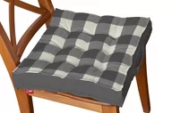 Meble modułowe i akcesoria - Dekoria Siedzisko Kuba na krzesło szaro biała krata 5,5x5,5cm) 50 × 50 × 10 cm Quadro 211-136-13 - miniaturka - grafika 1