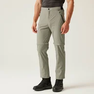 Spodnie męskie - Regatta Męskie Spodnie z Odpinaną Nogawką Travel Light Packaway Brązowy, Rozmiar: 40 R - miniaturka - grafika 1