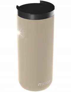 Termos Kubek termiczny na kawę herbatę stalowy Miowi 350 ml Farba gumowa - Kubki termiczne - miniaturka - grafika 1
