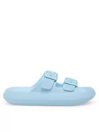 Buty dla dziewczynek - MEXX Klapki MICC1905441G-01 Niebieski - miniaturka - grafika 1