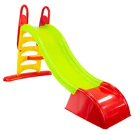 Place zabaw - Mochtoys Duża Zjeżdżalnia Ogrodowa Dla Dzieci Do Ogrodu Zielona Ślizg 180cm - miniaturka - grafika 1