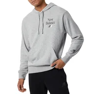 Bluzy sportowe męskie - Bluza New Balance MT21513AG - szara - miniaturka - grafika 1