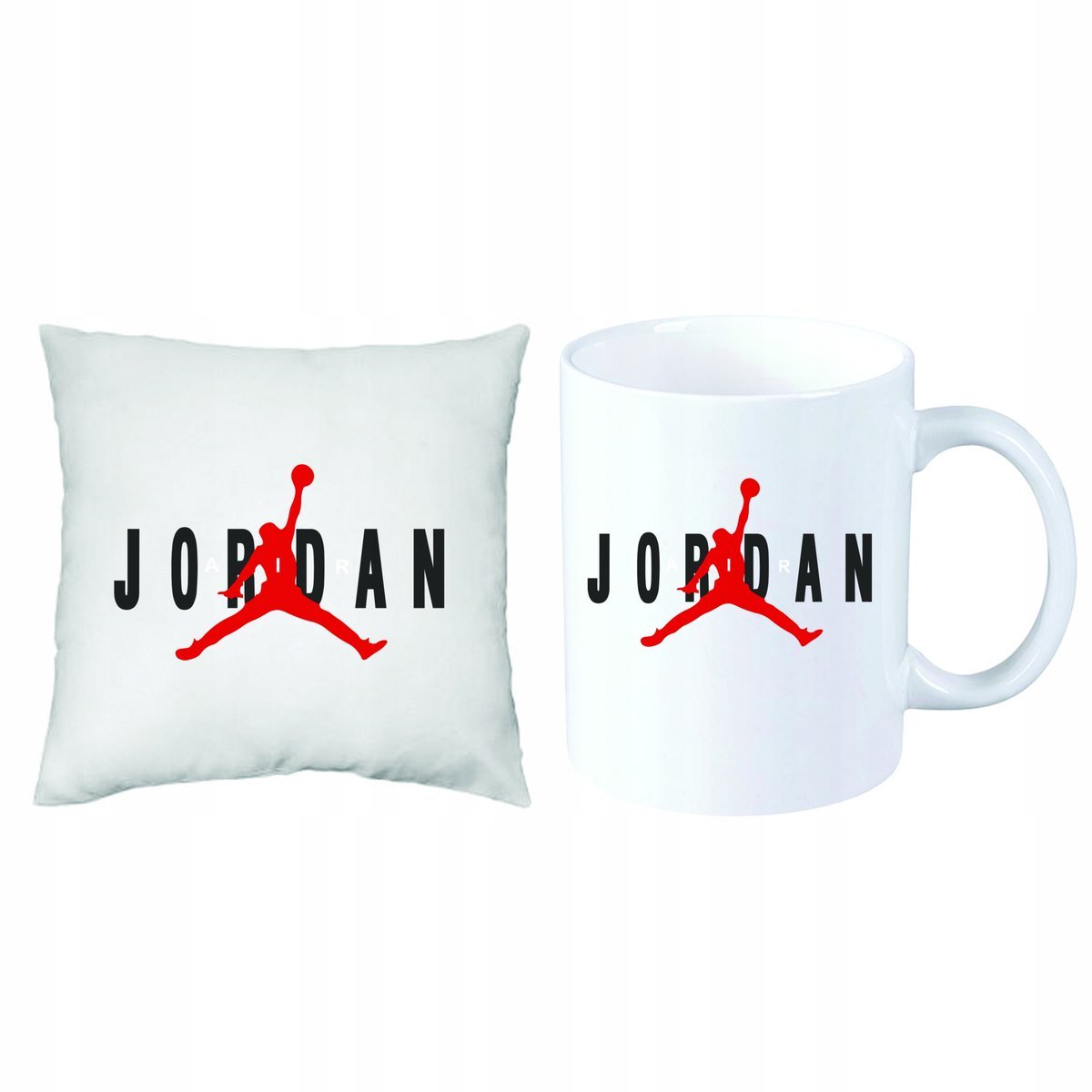 ZESTAW PREZENT PODUSZKA + KUBEK AIR JORDAN + IMIĘ