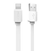 Kable USB - ROCK Kabel USB ROCK Lightning do iPhone 100cm : Kolor - biały 634 - miniaturka - grafika 1