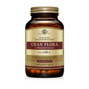Żurawina Wieloowocowa Cran Flora 60 kaps. (Solgar) - Suplementy naturalne - miniaturka - grafika 1