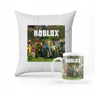 Gadżety dla niej i dla niego - ZESTAW PODUSZKA + KUBEK Prezent Roblox + IMIĘ - miniaturka - grafika 1