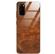 Etui i futerały do telefonów - Etui drewniane Samsung Galaxy S20 Premium Wood Caramel Forestzone Glass - miniaturka - grafika 1