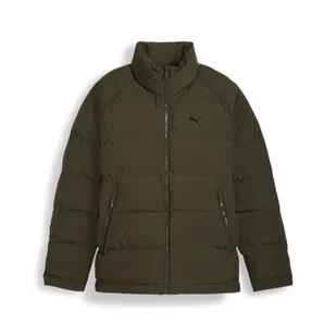 Męska kurtka z jednolitego materiału PUMA Dark Olive Green - Kurtki i kamizelki sportowe męskie - miniaturka - grafika 1