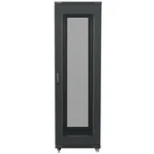 Szafy rack - Lanberg Szafa SZAFA INSTALACYJNA RACK STOJĄCA 19&quot 42U 600X800 CZARNA DRZWI PERFOROWANE FLAT PACK FF01-6842-23B - miniaturka - grafika 1