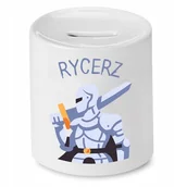 Skarbonki - SKARBONKA DLA DZIECI SYNA CÓRKI RYCERZ PREZENT z Nadrukiem ze Zdjęciem - miniaturka - grafika 1