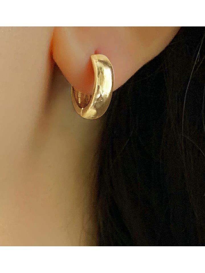 Les Favorites Pozłacane kolczyki-kreole