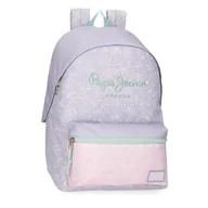 Plecaki szkolne i tornistry - Pepe Jeans Renata Plecak Szkolny Laptop 15,6 cala Fioletowy 31x44x17,5 cm Poliester 22,79 l by Joumma Bags, Fioletowy, Talla única, plecak szkolny - miniaturka - grafika 1