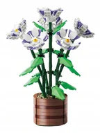 Klocki - KLOCKI KWIAT RODODENDRON W DONICZCE DUŻY ZESTAW NA PREZENT 1189 ELEMENTÓW - miniaturka - grafika 1