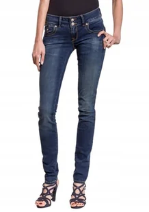 LTB DAMSKIE SPODNIE NIEBIESKIE BAWEŁNIANE PROSTE W30 L30 JSL - Spodnie damskie - miniaturka - grafika 1