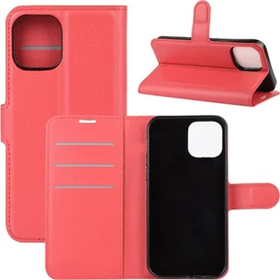 Etui na telefon komórkowy Cover Wallet Bookstyle Case Bumper, Kolor:Czerwony, Wybierz model:Xiaomi Mi Note 10 Lite - Etui i futerały do telefonów - miniaturka - grafika 1