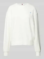 Bluzy damskie - Bluza z wyhaftowanym logo - miniaturka - grafika 1