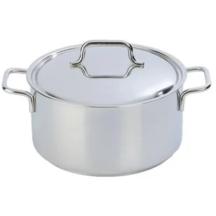 Apollo Demeyere Demeyere - Garnek niski z pokrywką 5,2 L 40850-166-0 - Garnki - miniaturka - grafika 1