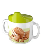 Sztućce dla dzieci - Haba Kubek "Dinos" ze wzorem - miniaturka - grafika 1