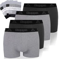Majtki męskie - KAPPA Bokserki Męskie Bawełna Logo Zestaw 4 sztuk Rozmiar M - miniaturka - grafika 1
