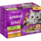 Mokra karma dla kotów - Whiskas Tasty Mix Multipack Chef's Choice w sosie 12x85 g - miniaturka - grafika 1