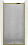 Ścianki i drzwi prysznicowe - Mexen Apia drzwi prysznicowe rozsuwane 135 cm, transparent, złote - 845-135-000-50-00 - miniaturka - grafika 1