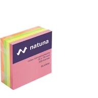 Notesy i bloczki - Bloczek samoprzylepny NATUNA 75x75mm 320 kartek intensywny (NSKI/D) - miniaturka - grafika 1