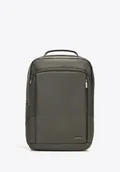 Plecaki - Męski plecak na laptopa 15,6” do samolotu szary - miniaturka - grafika 1