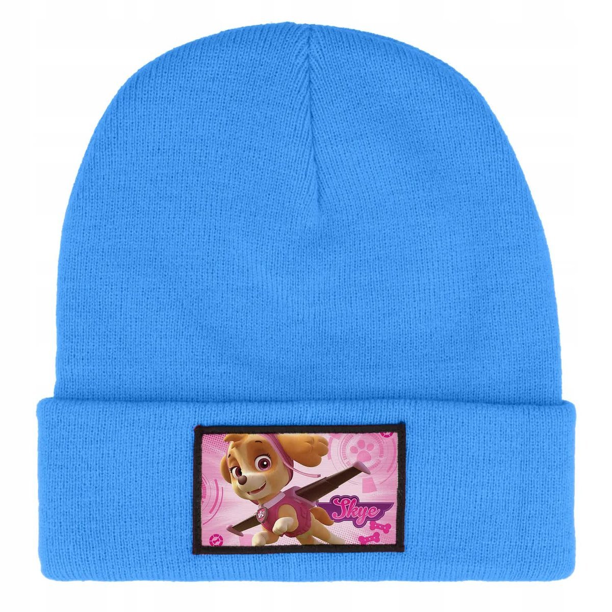 CZAPKA ZIMOWA CIEPŁA NIEBIESKA DLA DZIECI Z MOTYWEM EVEREST WIELE WZORÓW