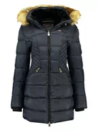Kurtki damskie - Geographical Norway Płaszcz zimowy "Abeille" w kolorze granatowym - miniaturka - grafika 1