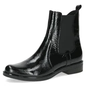 Botki damskie - Caprice Damskie botki Boot Flat 9-25304-41, Black Naplak, 39 EU, Black Naplak, 39 EU - miniaturka - grafika 1