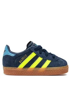 adidas Sneakersy Gazelle Cf El I IH2783 Granatowy - Buty dla chłopców - miniaturka - grafika 1