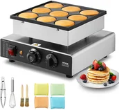 Gofrownice - Gofrownica do Poffertjes holenderskich naleśników naleśnikarka 9 szt 1700W - miniaturka - grafika 1