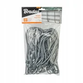 Akcesoria do urządzeń ogrodniczych - Bradas Guma elastyczna BUNGEE CORD HOOK 0,6x20cm 25 sztuk 0253 BCH4-0620GY-B - miniaturka - grafika 1