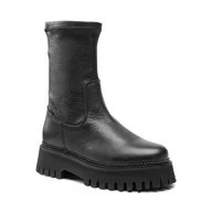 Botki damskie - Bronx Trapery 47358-G Black 01 - miniaturka - grafika 1