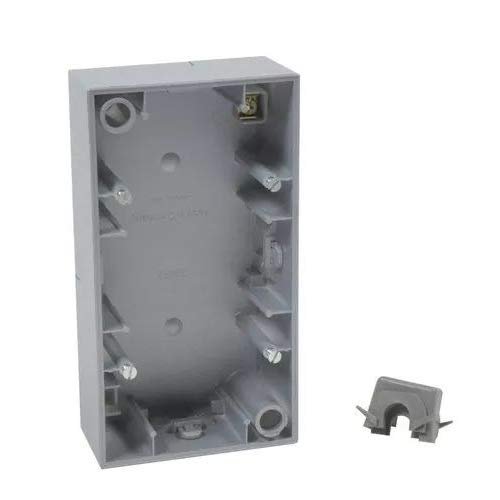Hager Polo S.1 Puszka natynkowa podwójna alu mat 10429939 10429939