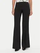 Spodnie damskie - Rinascimento Spodnie materiałowe CFC0119997003 Czarny Regular Fit - miniaturka - grafika 1