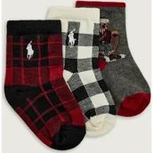 Skarpetki dla dzieci - POLO RALPH LAUREN Skarpety 3-pack HOLIDAY SLED BEAR - miniaturka - grafika 1